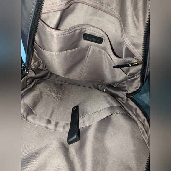 Tutilo charcoal gray with black trim backpack. main image 7